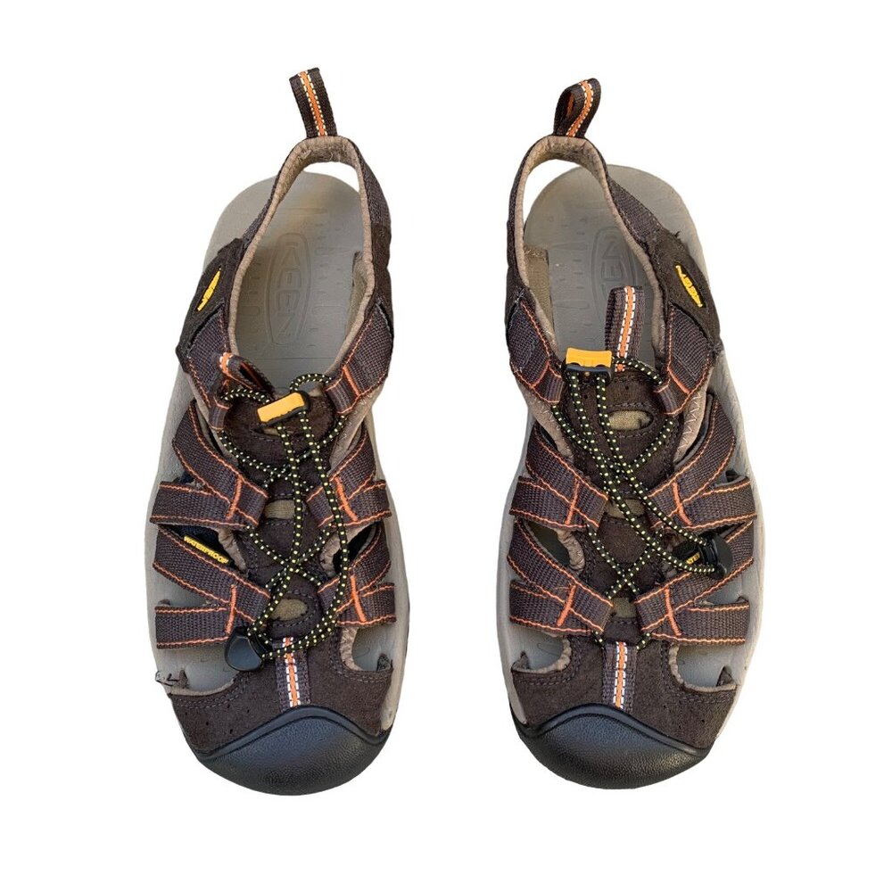 KEEN Kanyon Sandals Mens 8.5 41 Brown Waterproof Closed Toe Hiking Shoes Men